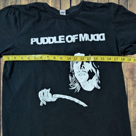 Retro Y2K  Puddle of Mudd Music Rock Band Shirt Men's Medium RARE - Picture 3 of 4